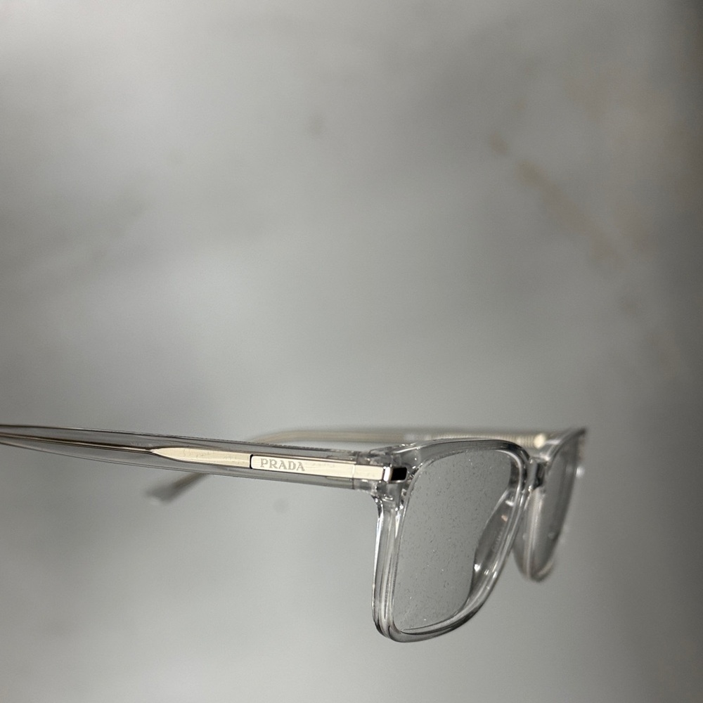 Prada Transparent Eyewear vpr14w with Black Case - Picture 4 of 4